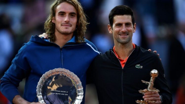 Tennis: Thiem et Tsitsipas progressent à l'ATP, Djokovic toujours devant