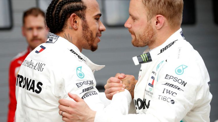 Hamilton would rather fight Ferrari than battle with Bottas