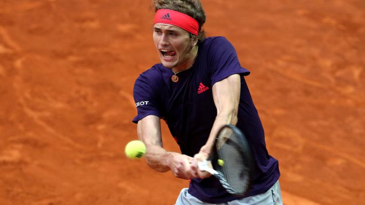 Zverev crashes out in Rome as injured Serena withdraws