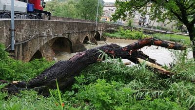 Maltempo, Potenza esonda nel Maceratese Maltempo, Potenza esonda nel Maceratese