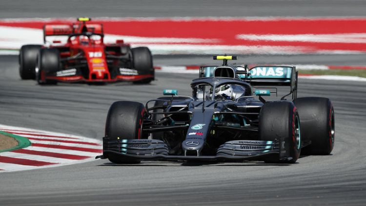 Bottas fastest for Mercedes in Barcelona test