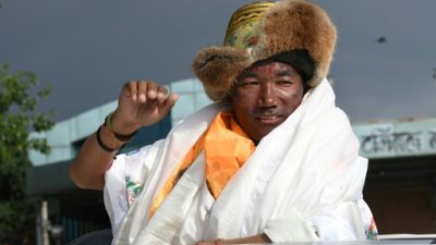 Le Népalais Kami Rita Sherpa, le 20 mai 2018 à Katmandou