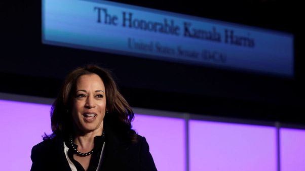 Senator Harris to promise ban on U.S. imports of some high-powered guns Senator Harris to promise ban on U.S. imports of some high-powered guns