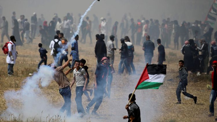 Nearly 50 Palestinians wounded in 'Catastrophe' anniversary protests on Gaza-Israel border