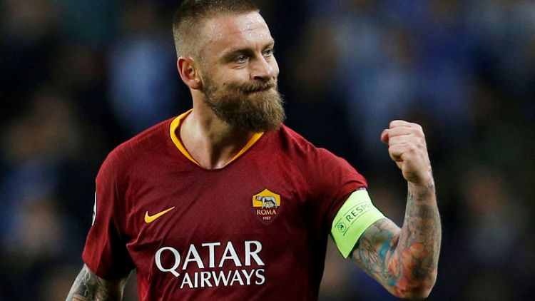Roma's Champions League push overshadowed by De Rossi departure