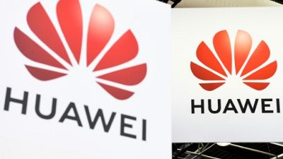 Logos du groupe de télécommunications chinois Huawei