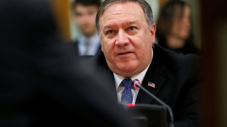 U.S.'s Pompeo meets with Hong Kong pro-democracy leader