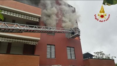 Incendio in casa nel Bresciano, 1 morto Incendio in casa nel Bresciano, 1 morto