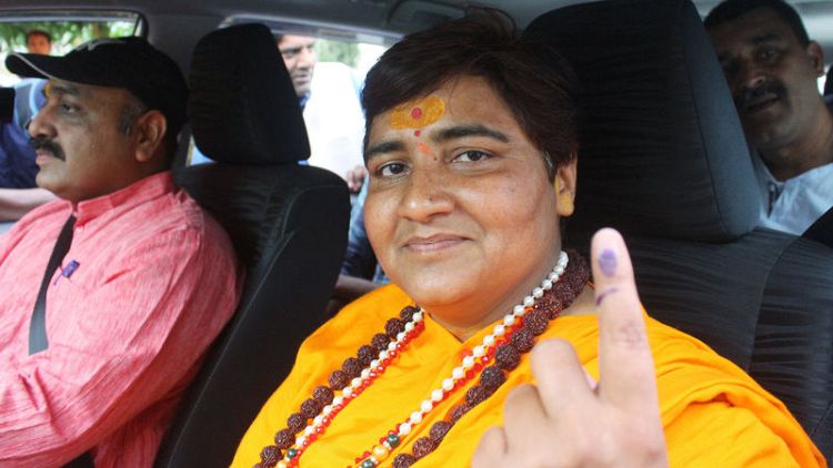 India's Modi chooses woman facing terrorism charges as election candidate
