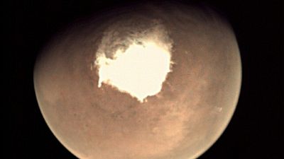 Mars, photographiée le 16 octobre 2016 par la sonde européenne Mars Express