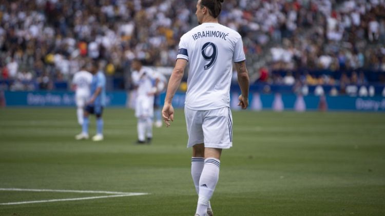 Soccer - Ibrahimovic banned for violent conduct in LA Galaxy victory
