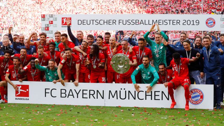 Bayern Munich win Bundesliga title for seventh successive season