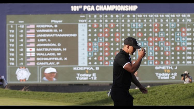 PGA Championship, Koepka vede il trionfo