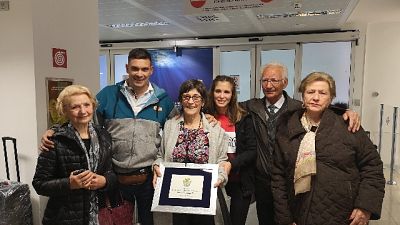 Emigrata torna ad Alghero dopo 66 anni Emigrata torna ad Alghero dopo 66 anni