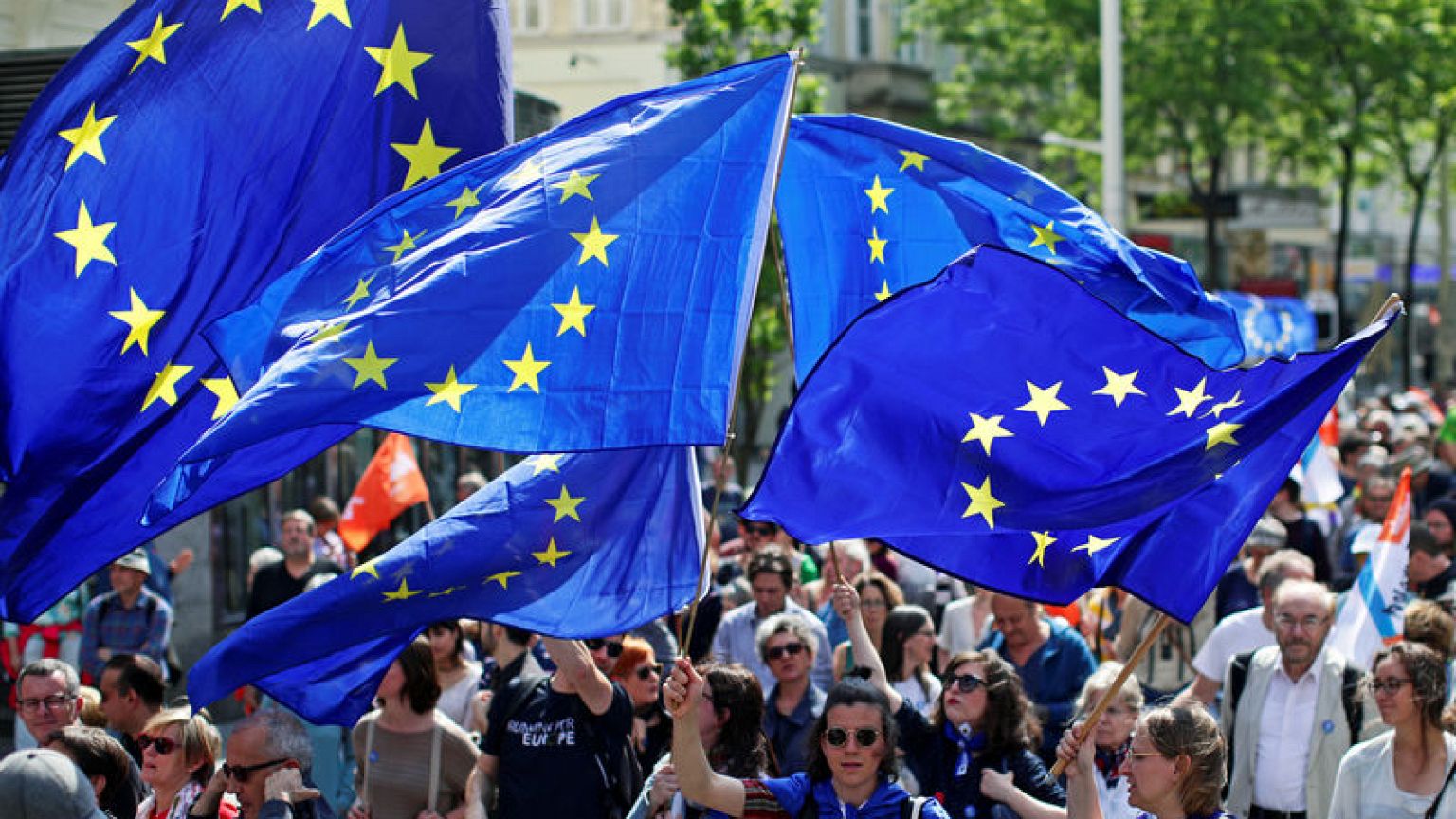 Free scooter rides and EU power ballads, big firms pump up voters for EU polls