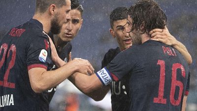 Lazio-Bologna 3-3, rossoblù salvi Lazio-Bologna 3-3, rossoblù salvi