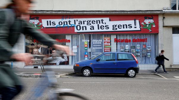 In hometown, Macron battles disillusion and apathy ahead of EU election In hometown, Macron battles disillusion and apathy ahead of EU election