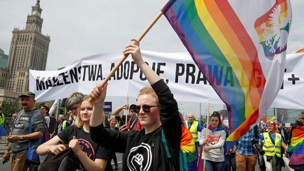 Polish towns go 'LGBT free' ahead of bitter European election campaign Polish towns go 'LGBT free' ahead of bitter European election campaign
