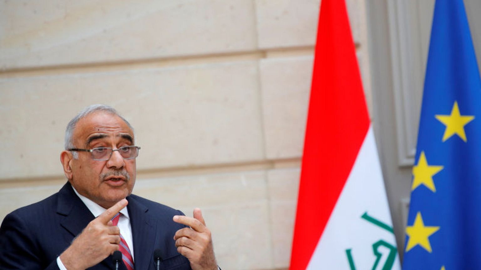 عبد المهدي: العراق يرسل وفودا إلى طهران وواشنطن لتهدئة التوتر