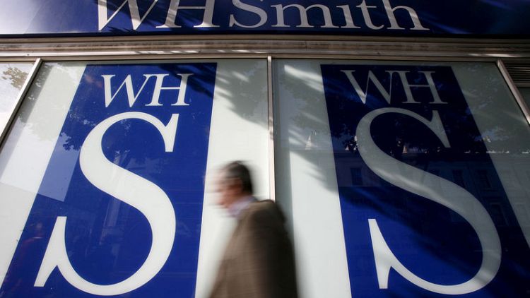 WH Smith chief Clarke steps down, shares fall