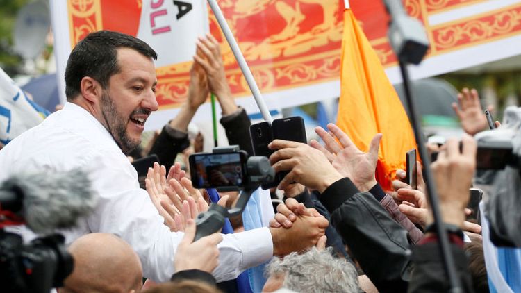 Italy's far-right Salvini mislays his Midas touch ahead of EU vote