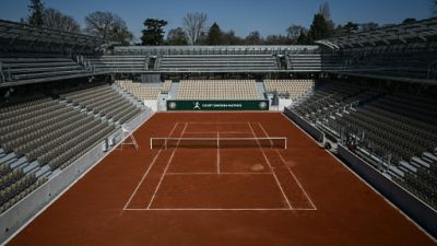 Le court Simonne Mathieu de Roland-Garros photographié le 21 mars 2019