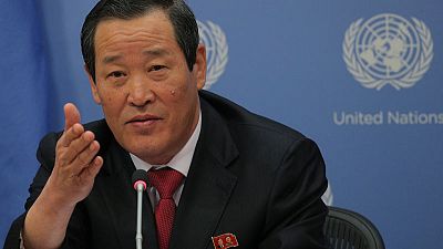في مؤتمر صحفي نادر بالأمم المتحدة.. كوريا الشمالية تحذر أمريكا بشأن سفينة صادرتها