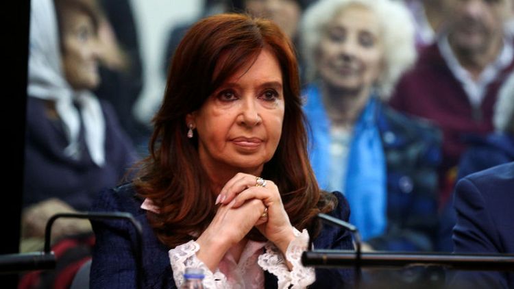 Argentina's Cristina Fernandez starts graft trial she blasts as 'smokescreen'
