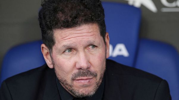 Simeone pledges future to Atletico despite player exodus Simeone pledges future to Atletico despite player exodus
