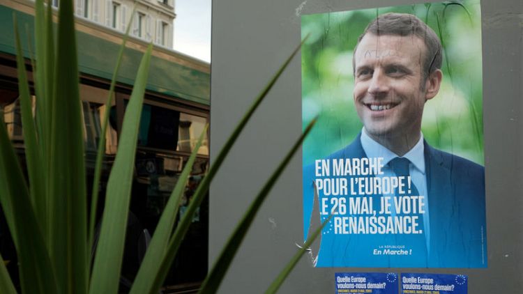 Macron pitches for broad centrist alliance after EU elections