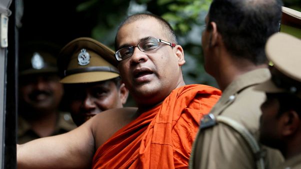 Sri Lanka president pardons hardline Buddhist monk Sri Lanka president pardons hardline Buddhist monk