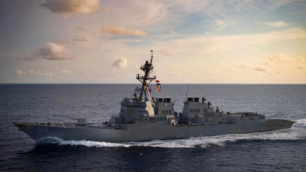 U.S. Navy sends two ships through strategic Taiwan Strait U.S. Navy sends two ships through strategic Taiwan Strait