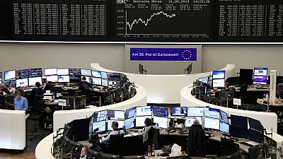 European shares hit by trade worries as pressure grows on UK's May
