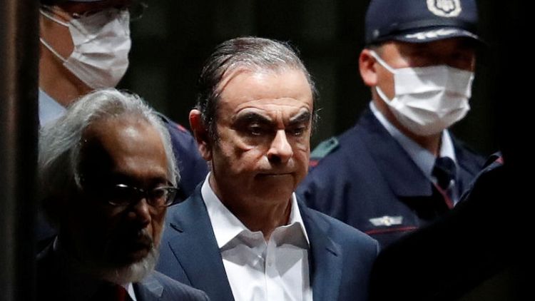 Ex-Nissan boss Ghosn to ask for monitored visit with spouse - lawyer