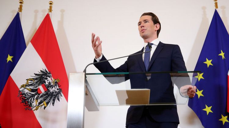 Austria's Kurz fights to stay on after ditching far right