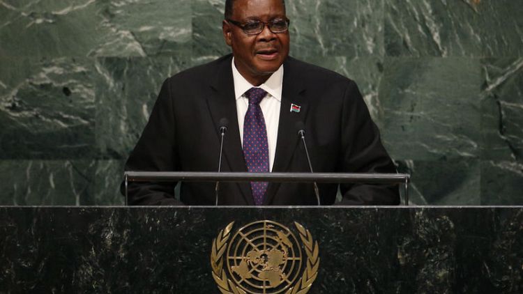 President Mutharika takes lead in Malawi election with 75% of votes counted