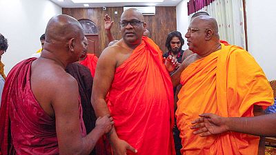 Sri Lanka's hardline Buddhist monk walks out of jail after pardon