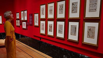عرض رسومات لليوناردو دافنشي في قصر بكنجهام