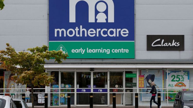 Mothercare full-year loss dips to 66.6 million pounds