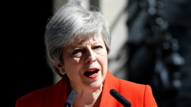 Theresa May le 24 mai 2019 à Londres