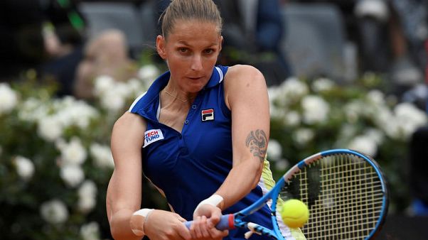 Tennis: Pliskova hopes hitting with Halep will pay off Tennis: Pliskova hopes hitting with Halep will pay off