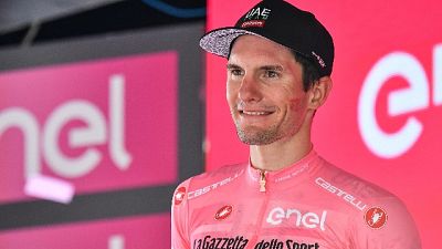 Giro: Polanc ha conservato maglia rosa Giro: Polanc ha conservato maglia rosa