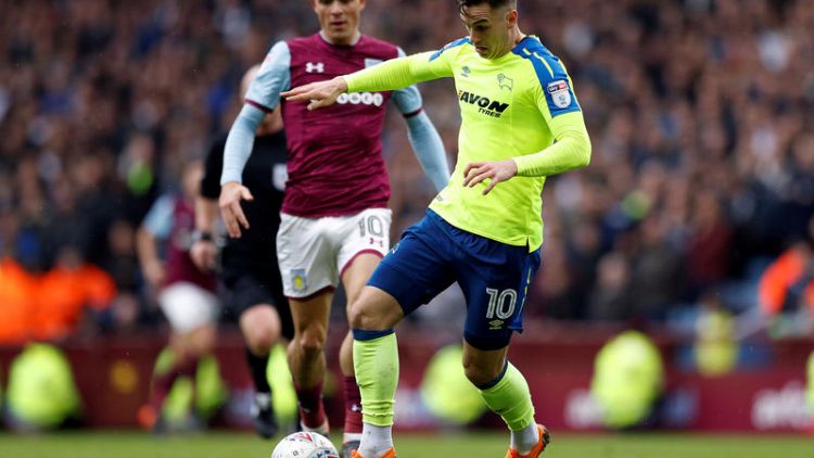 Villa meet Derby in playoff battle for 170 million pounds prize