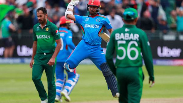 Afghanistan celebrates warmup win with pride and gunfire Afghanistan celebrates warmup win with pride and gunfire