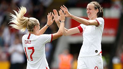 Soccer - England women beat Denmark 2-0 in World Cup warm-up