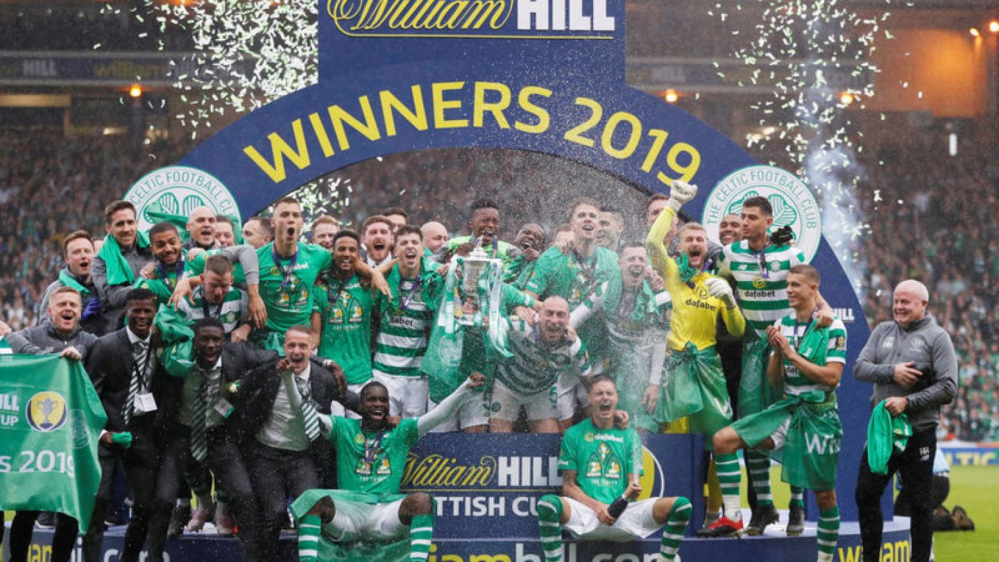 Celtic win historic treble-treble with Scottish Cup win