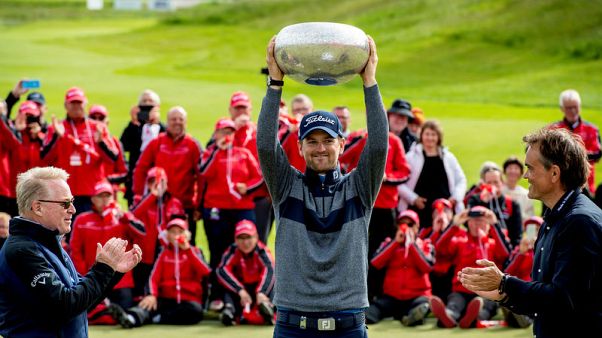 Golf - Wiesberger wins Made in Denmark title by one shot Golf - Wiesberger wins Made in Denmark title by one shot