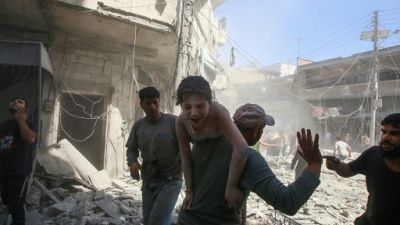 Raids du régime syrien sur la province d'Idleb, 12 civils tués Raids du régime syrien sur la province d'Idleb, 12 civils tués