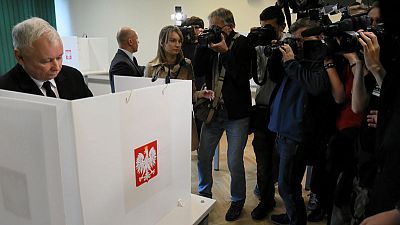 Polish nationalists win EU vote, set stage for national ballot - exit poll