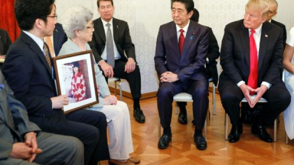 Trump soutient les familles des Japonais enlevés par Pyongyang Trump soutient les familles des Japonais enlevés par Pyongyang